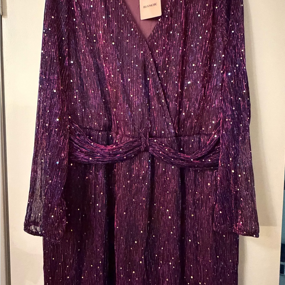 Bloomchic  Purple Sequin Dress size 18-20 new